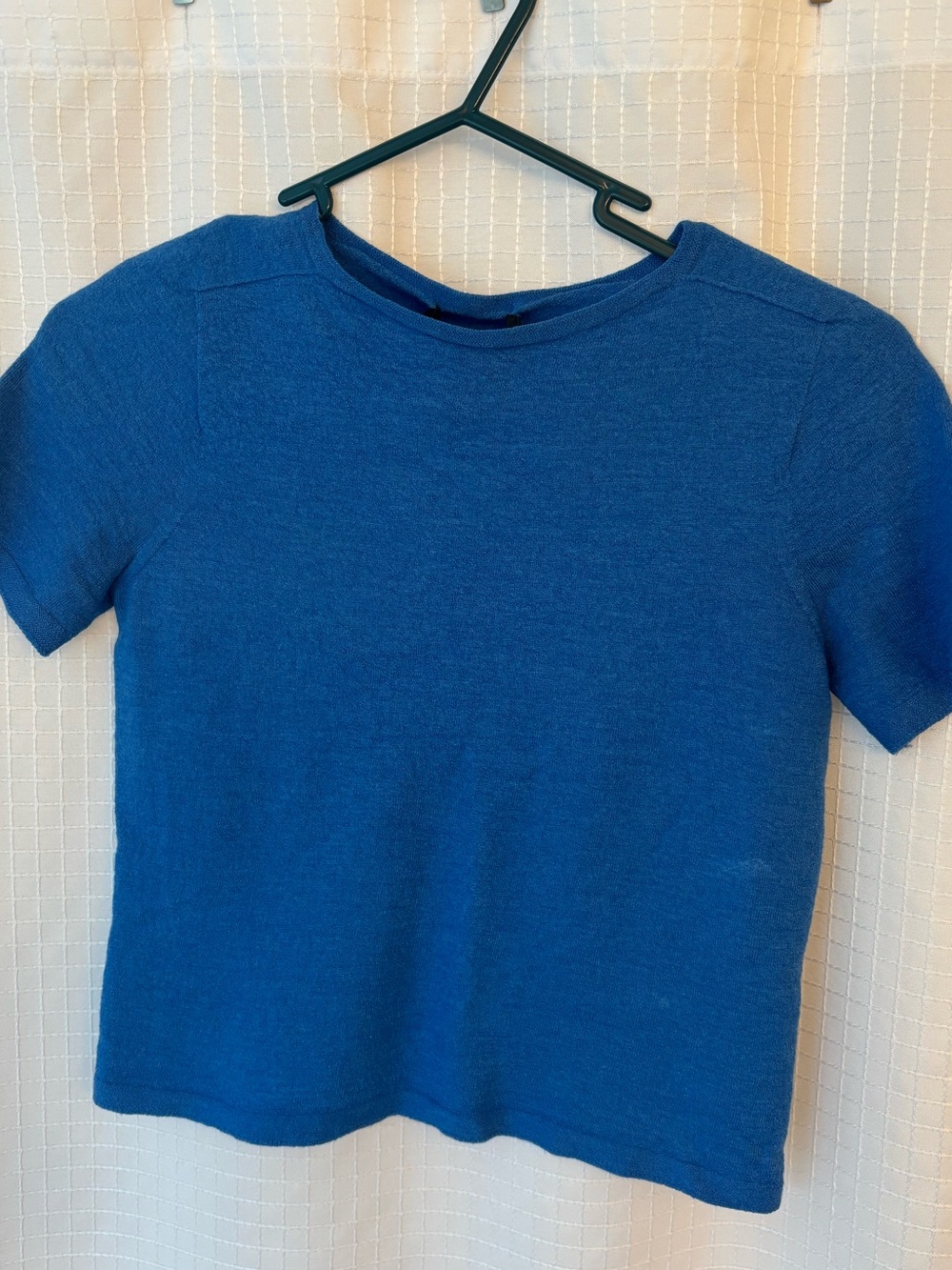 St John wool/silk cropped top. XS